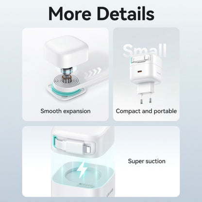 Cargador USAMS CC209 35W con Cable Retráctil Lightning Magnético y Doble Puerto GaN