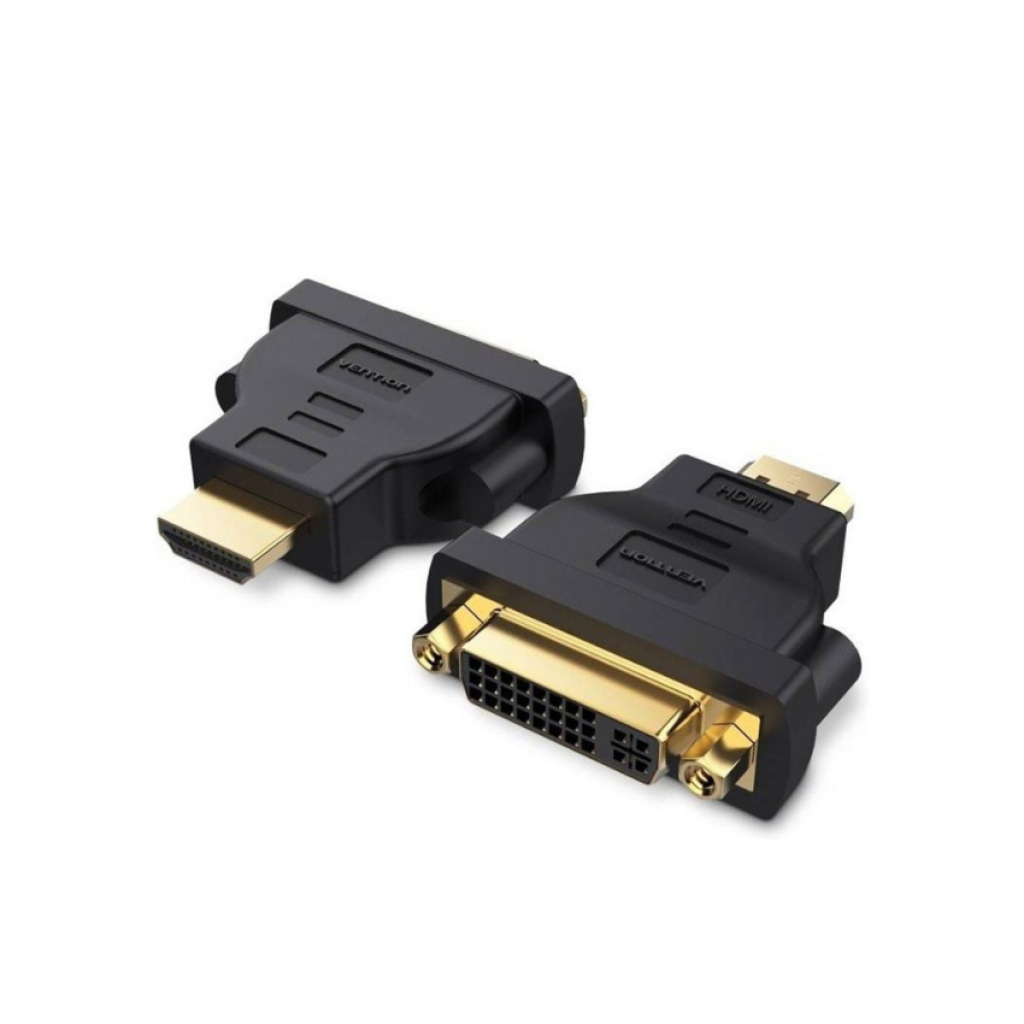 Adaptador HDMI a DVI Bi-Direccional / Macho/Hembra / Negro ECCB0 Vention