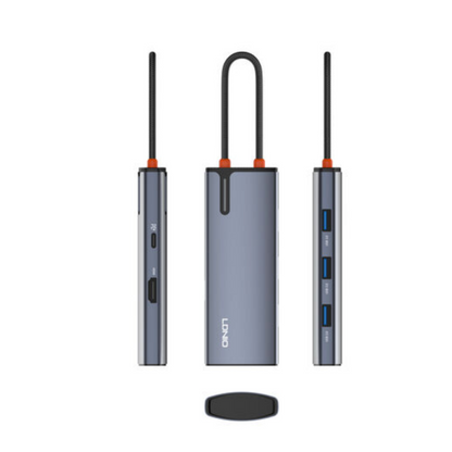 Tarjeta Expansión HUB 5 en 1 Tipo C USB C + HDMI + 3 USB 3.0 LDNIO DS-15H