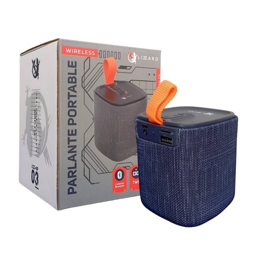 Parlante Portátil X-Lizzard XZZ-SP-03 - Sonido Vibrante