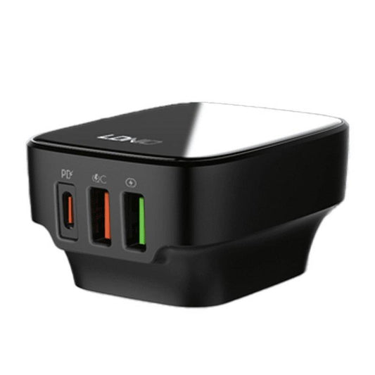 Cargador Pared 32W 3 USB PD+2 QC3.0 LDNIO Q334
