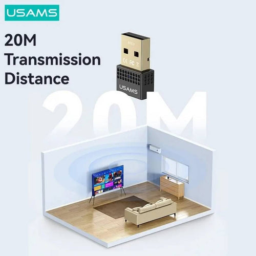 Adaptador Bluetooth USAMS 5.3 - Conexión Multi-Dispositivo