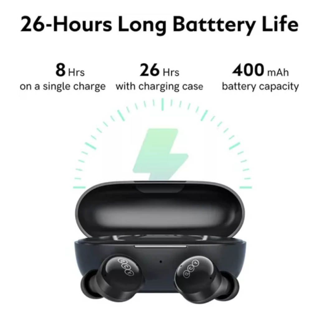 Auricular Bluetooth TWS T17 Negro QCY By Xiaomi