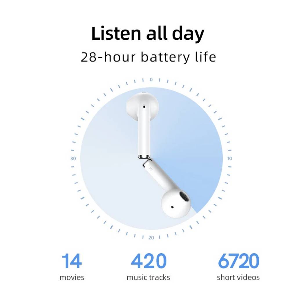 Auricular Bluetooth TWS AilyBuds Lite QT29 Negro QCY By Xiaomi