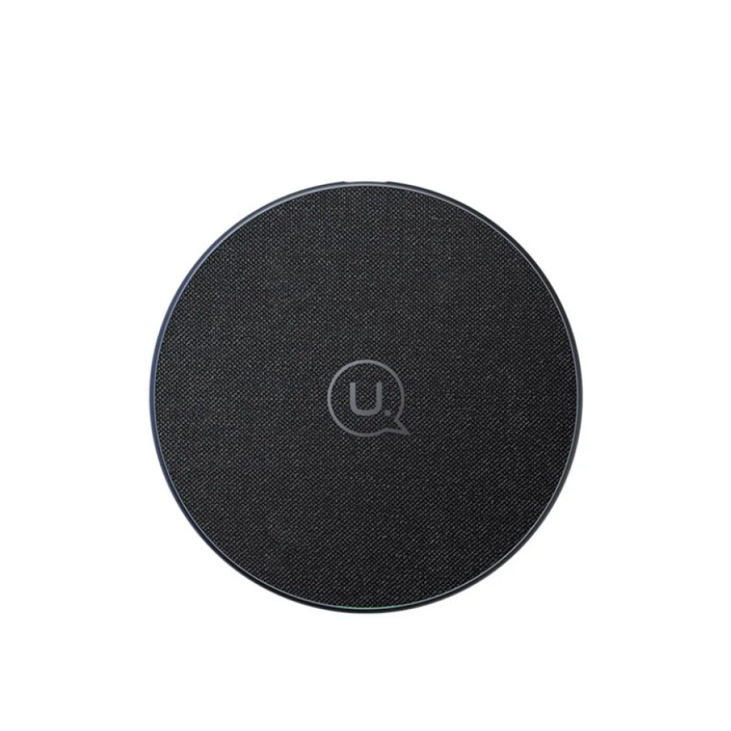 Cargador Inalámbrico Ultrafino 15W Aluminio Negro USAMS CD223