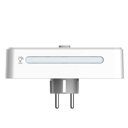 Cargador Pared c/2 Enchufes Dual QC3.0+USB PD Blanco LDNIO SC2337