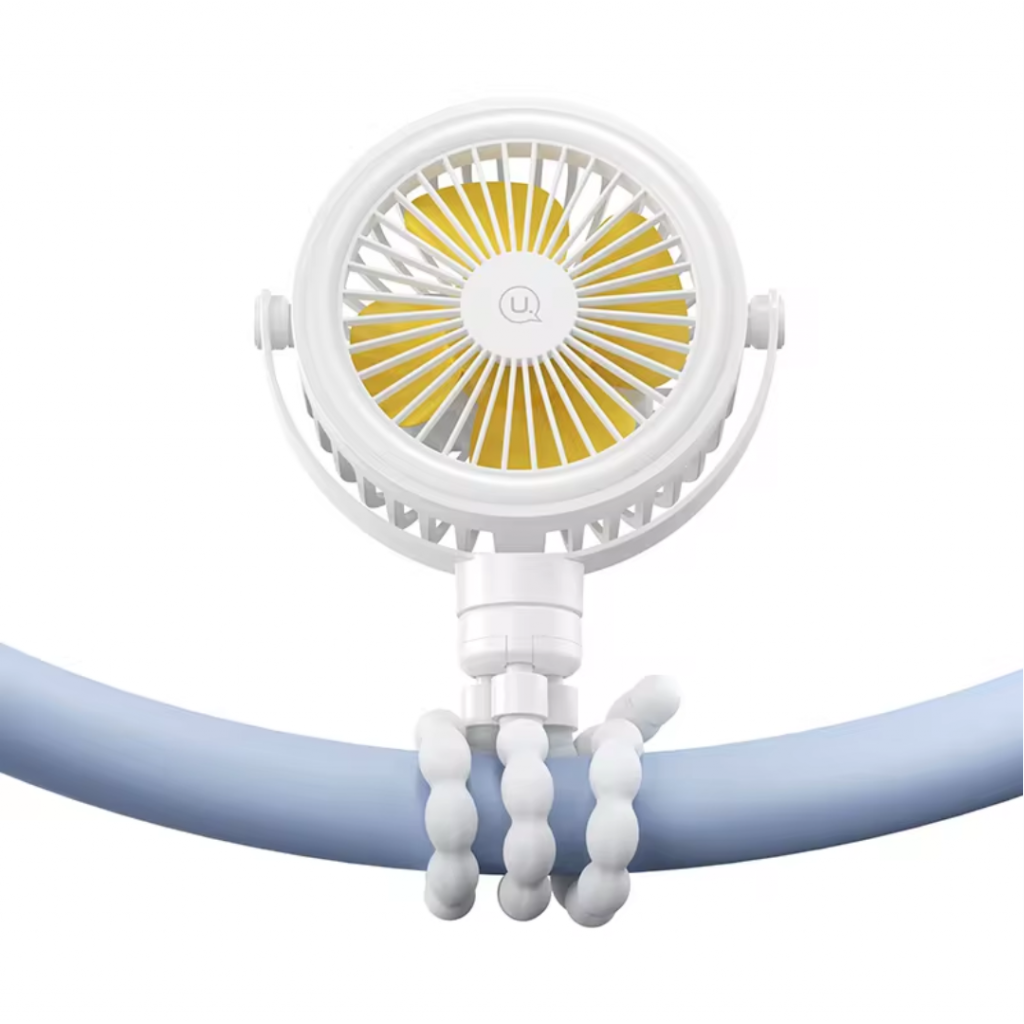 Ventilador Portátil para Cochecito de Bebé 2000mAh Blanco USAMS ZB289