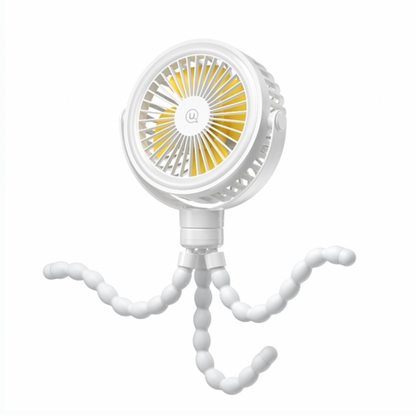 Ventilador Portátil para Cochecito de Bebé 2000mAh Blanco USAMS ZB289