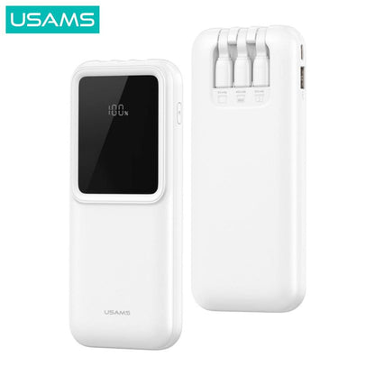 Power Bank CD194 10000mAh Con Cables y Pantalla LCD USAMS