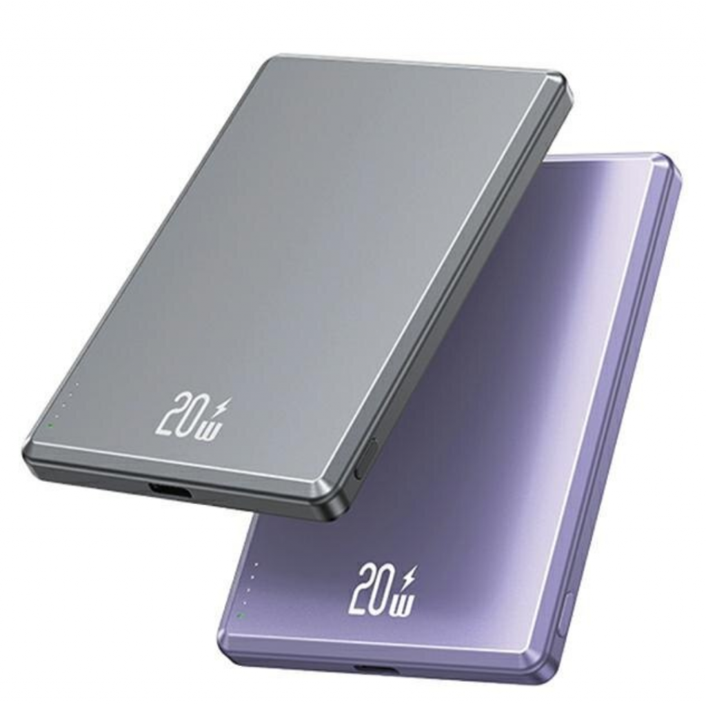 Power Bank Magnético USAMS CD220 PB73 5000mAh - Carga Rápida PD20W