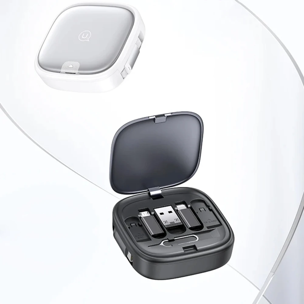 Kit de Carga USAMS U87 - Carga Rápida 60W y Organizador Compacto