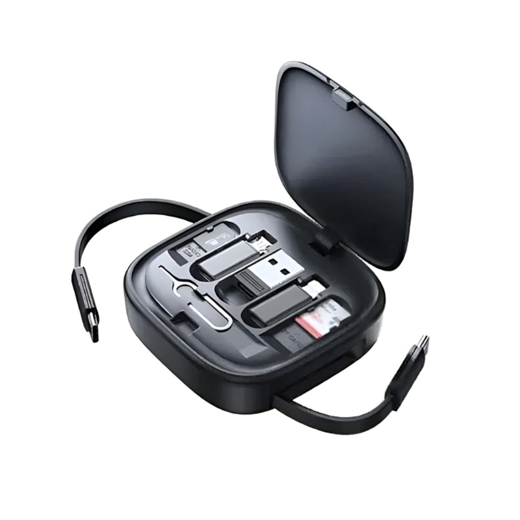 Kit de Carga USAMS U87 - Carga Rápida 60W y Organizador Compacto