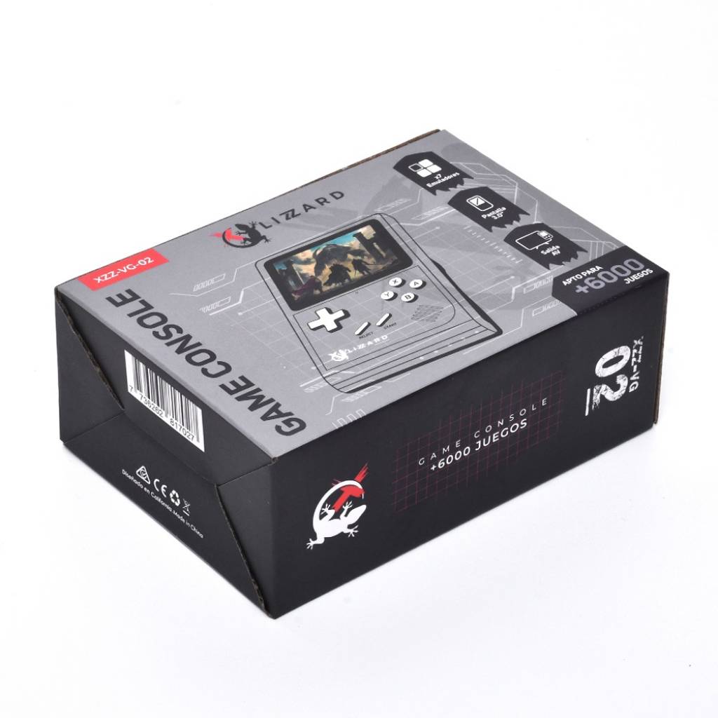 Consola Portátil Retro X-Lizzard XZZ-VG-02 - 6000 Juegos Clásicos