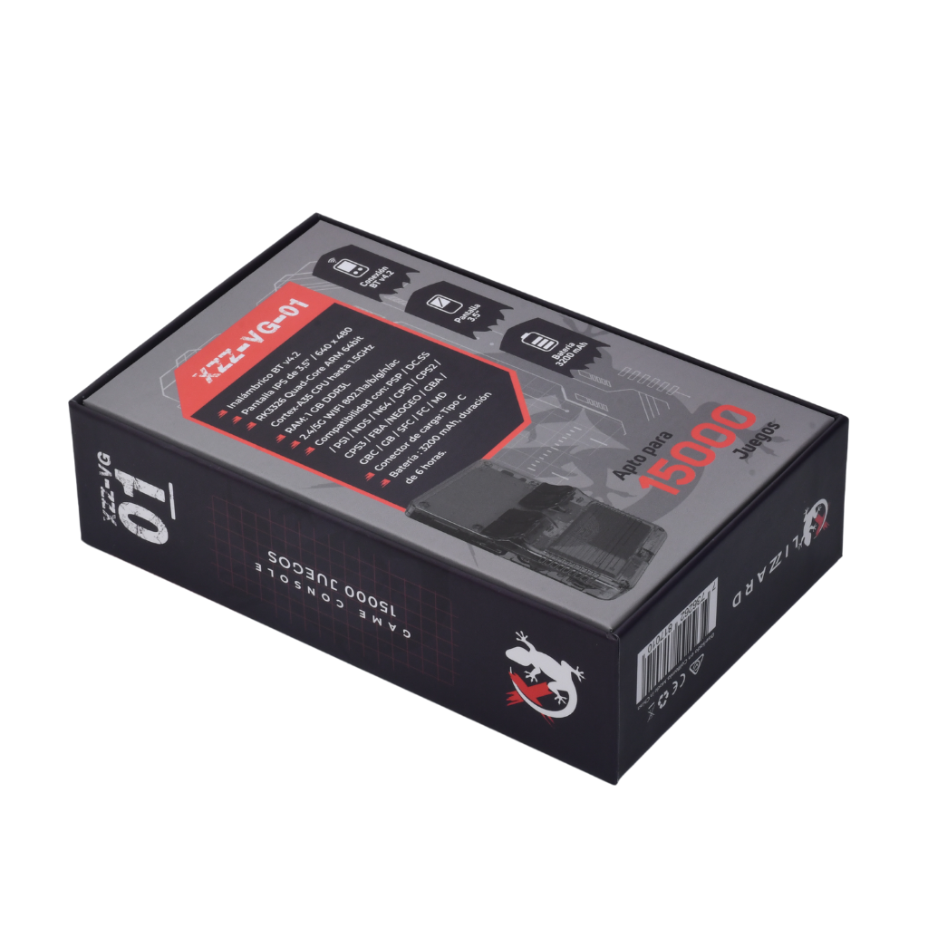 Consola Portátil XZZ-VG-01 con 15000 Juegos y Pantalla 3.5" – X-Lizzard