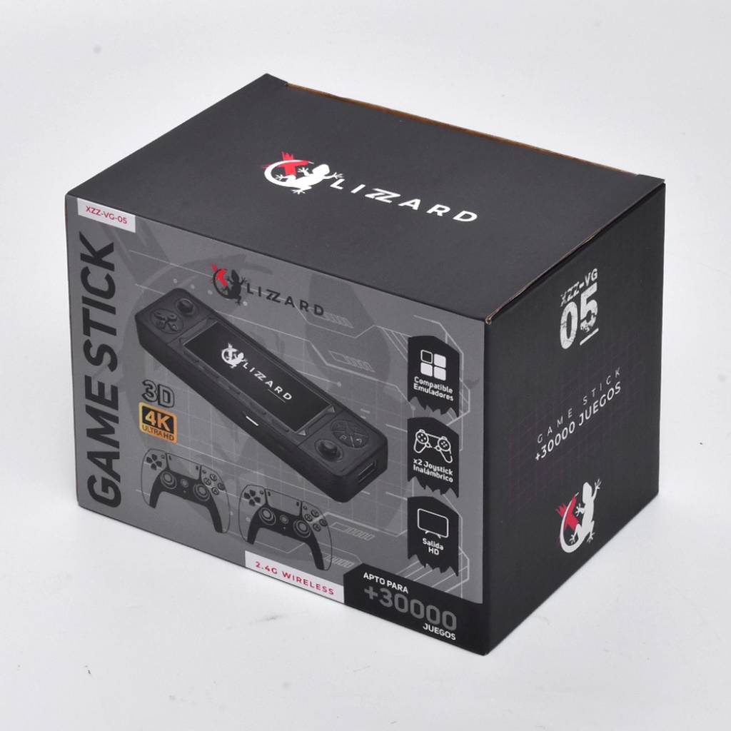 Consola Game Stick para TV XZZ-VG-05 con más de 30000 Juegos y Resolución 4K – X-Lizzard