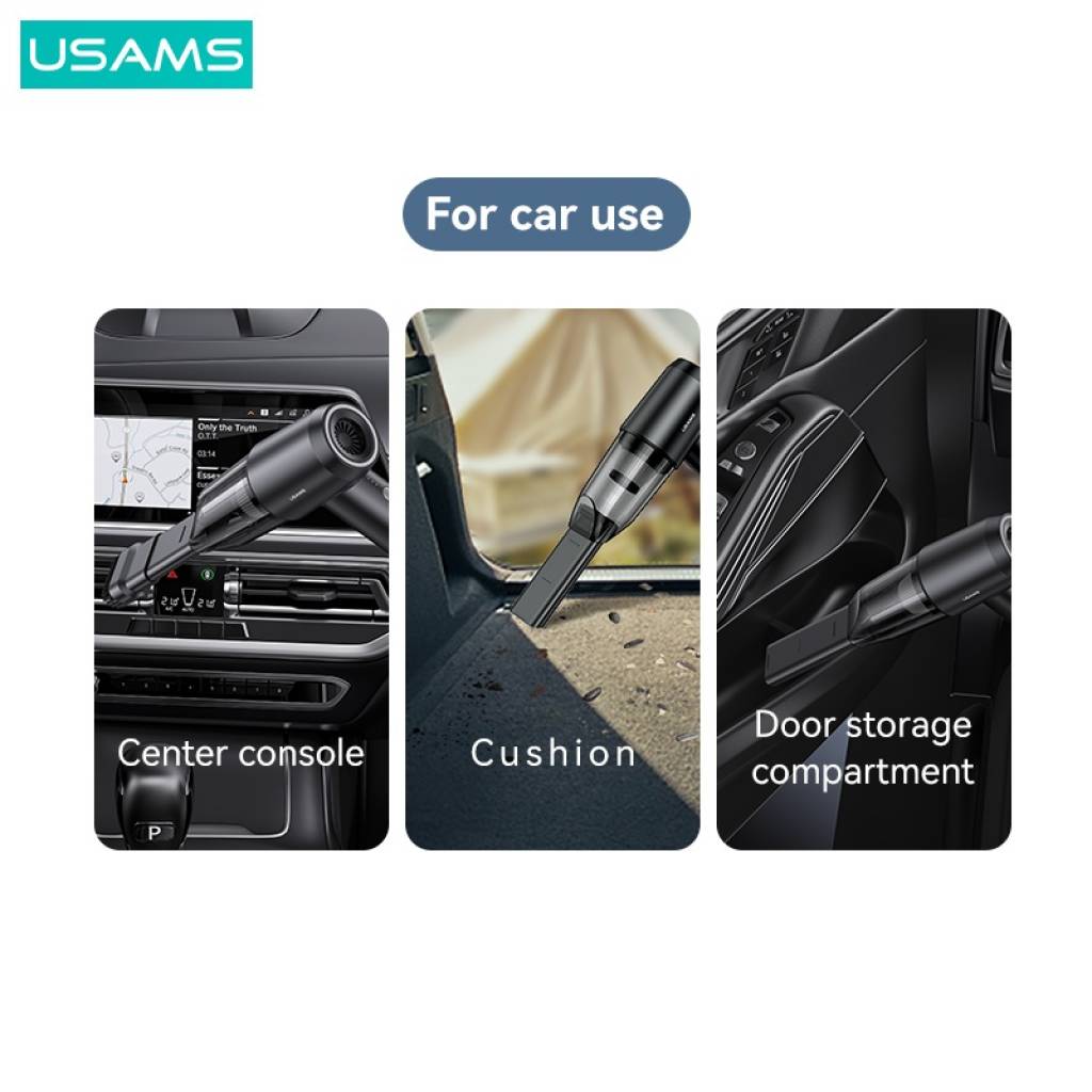 Aspirador Portátil 6 en 1 | Succión, Inflador, Soplador y Más | 6000Pa | 4000mAh USAMS ZB291