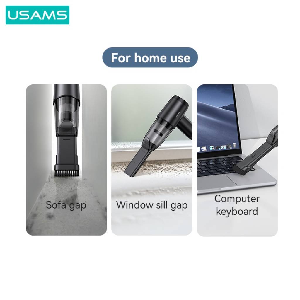 Aspirador Portátil 6 en 1 | Succión, Inflador, Soplador y Más | 6000Pa | 4000mAh USAMS ZB291