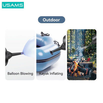 Aspirador Portátil 6 en 1 | Succión, Inflador, Soplador y Más | 6000Pa | 4000mAh USAMS ZB291