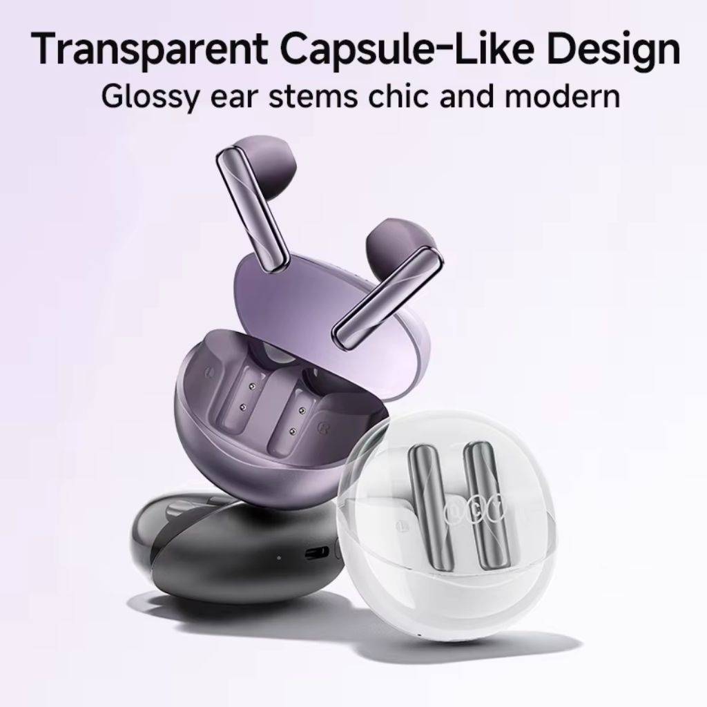 Auriculares Inalámbricos QCY AilyBuds Clear - Sonido Cristalino