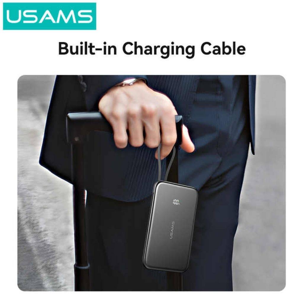Power Bank USAMS XJ Series 5.000mAh - Carga Rápida Magnética 20W
