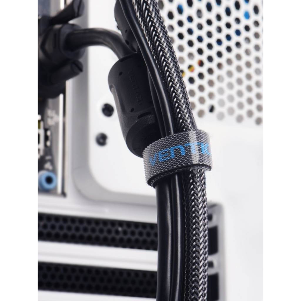 Organizador de Cables Vention KAABA - 1 Metro Reutilizable