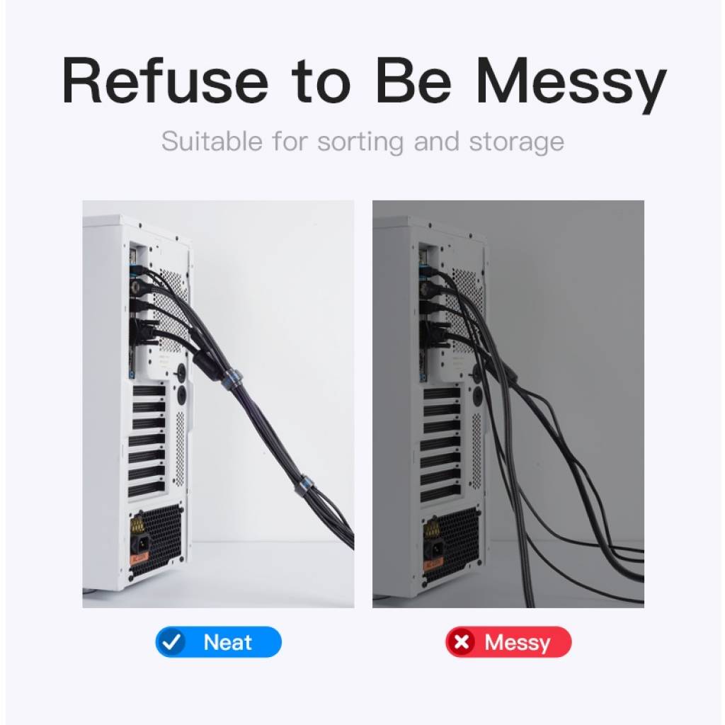 Precinto Velcro para Cables Pack x 6 KAC00 Vention