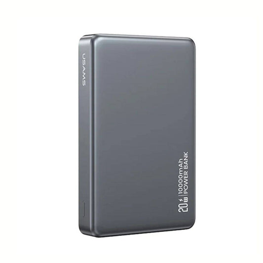 Power Bank Magnético 10.000mAh Carga Inalámbrica 20W Aluminio CD242 USAMS