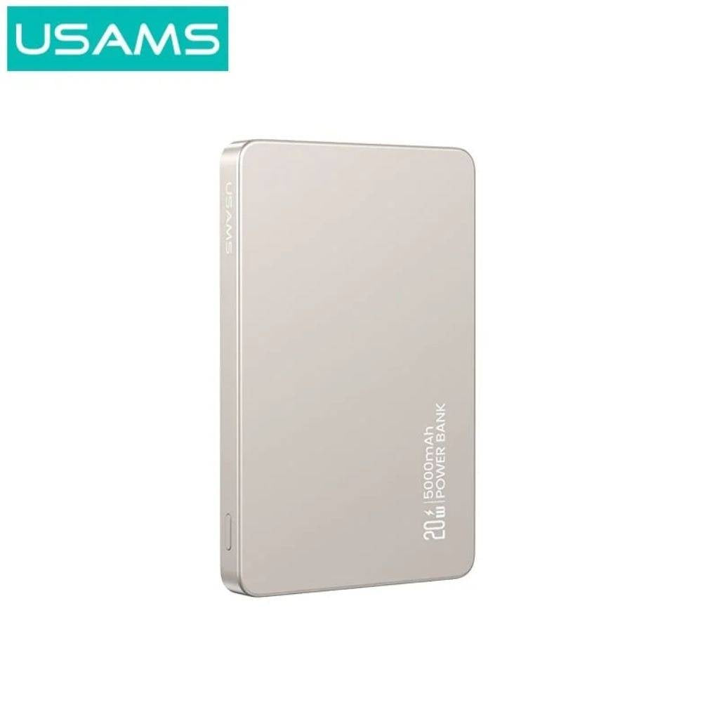 Power Bank USAMS Magnético - Carga Rápida Inalámbrica 15W
