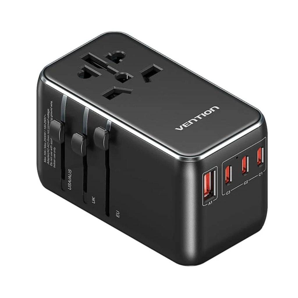Cargador de Viaje Universal Vention GaN - 100W Multi-Puerto