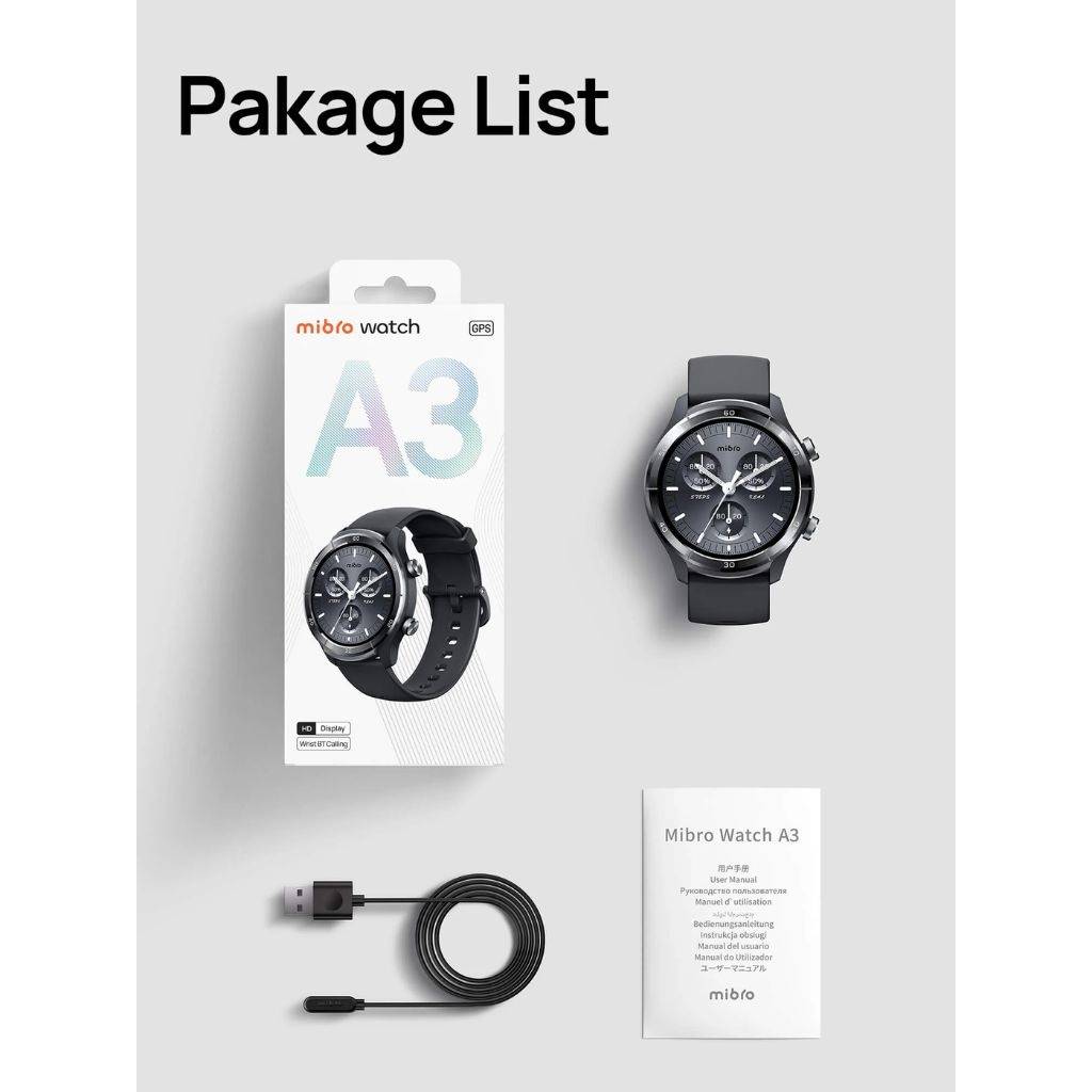 Smartwatch Mibro A3 - Monitoreo de Salud Avanzado