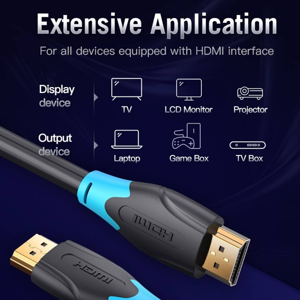 Cable HDMI Vention AACBT - 4K Ultra HD