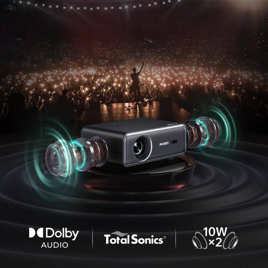 Proyector Inteligente D1G con Google TV 1080p Aurzen