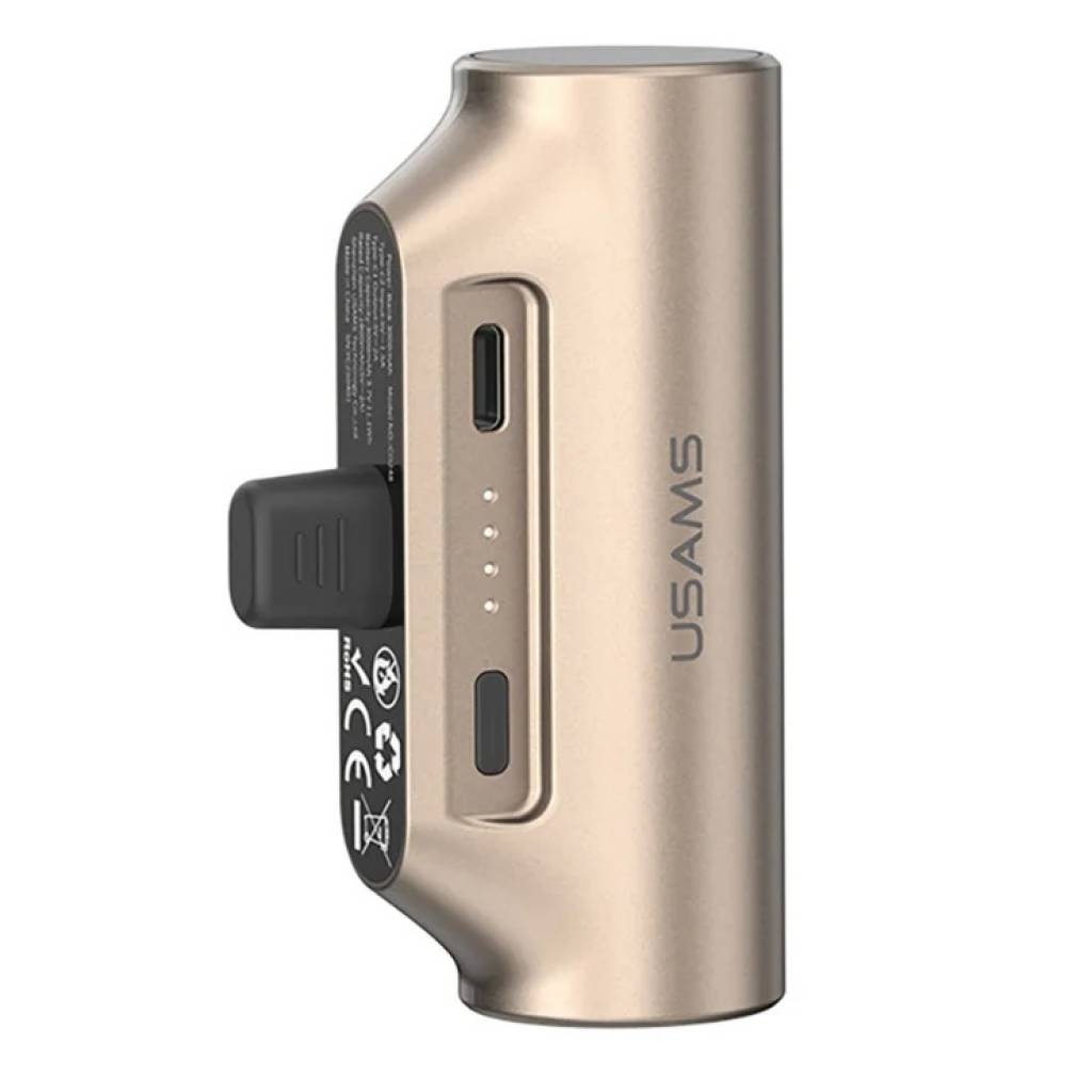 Power Bank USAMS Mini 3.000mAh - Carga Rápida PD20W