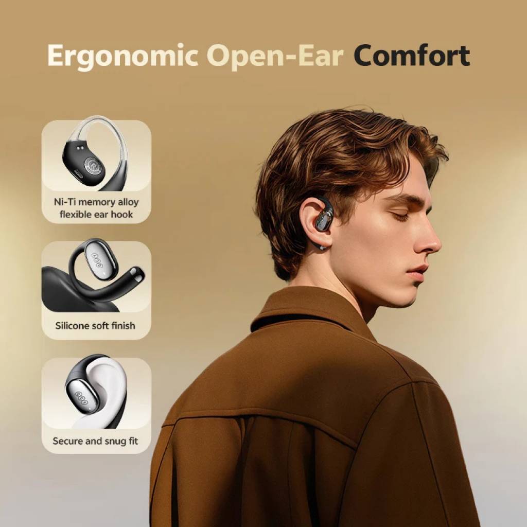 Auriculares Inalámbricos QCY Crossky R70 OWS - 52 Horas de Música