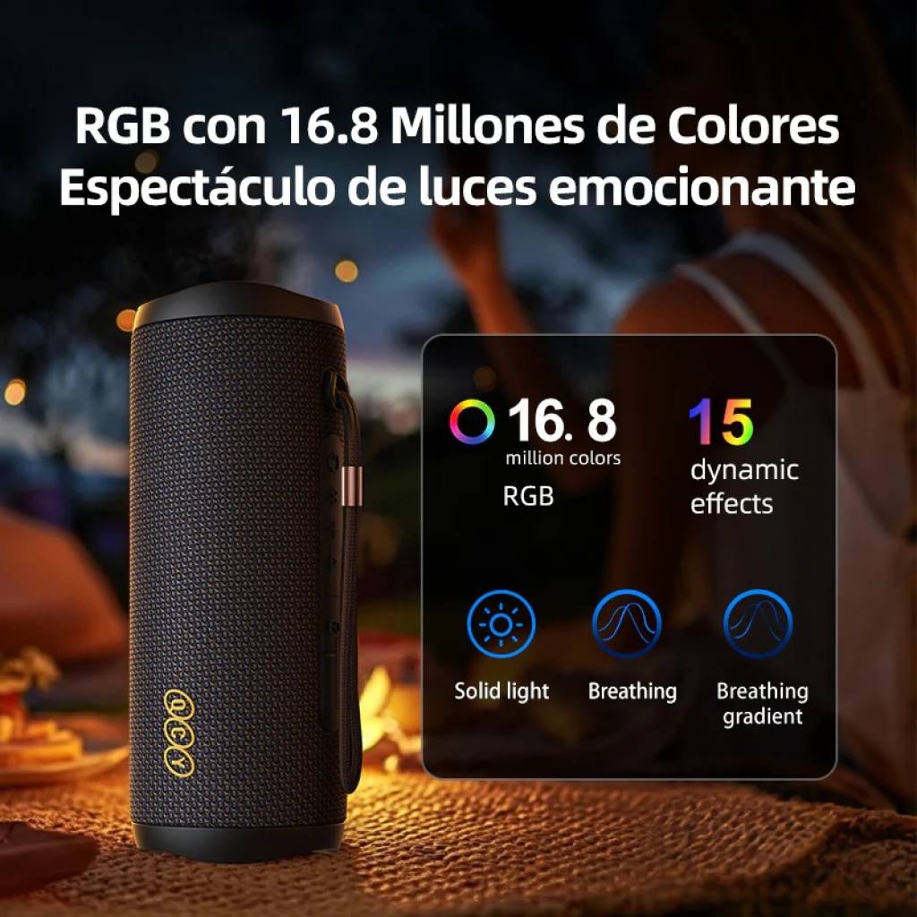Parlante Bluetooth QCY SP7 - Sonido Potente 105dB