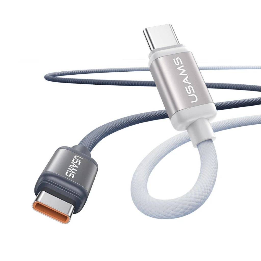 Cable de Datos USB C a USB C Bicolor PD 60W 1.2M SJ756 USAMS