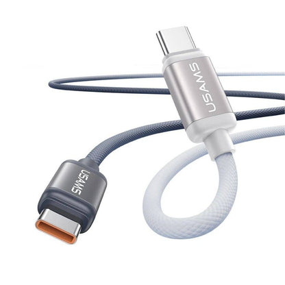 Cable de Datos USB C a USB C Bicolor PD 60W 1.2M SJ756 USAMS