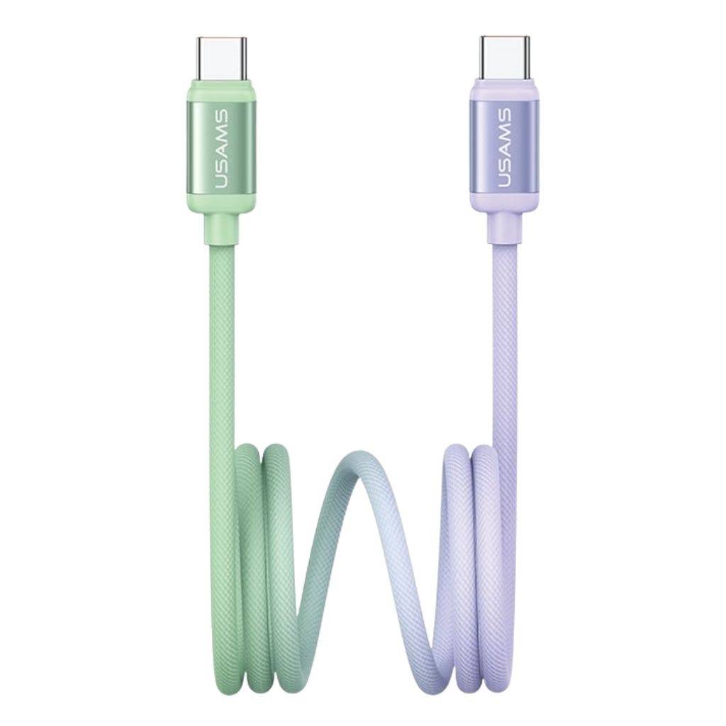 Cable USB-C USAMS Bicolor - Carga Rápida 60W