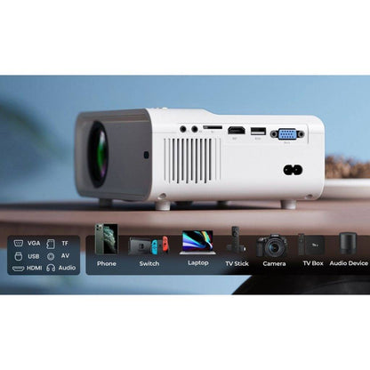 Proyector Sunsparks 500W c/Tripode y Pantalla 100" 600p AOSP Vankyo