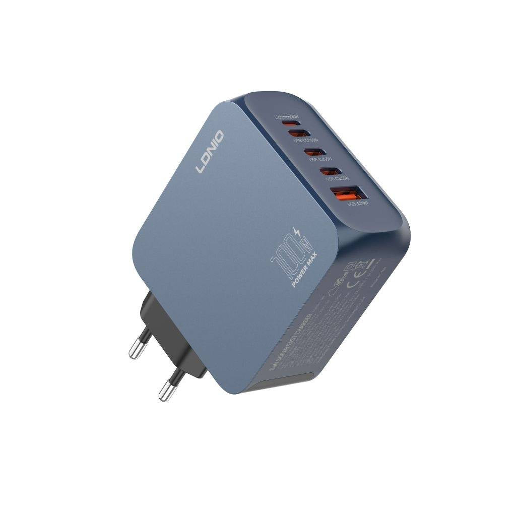 Cargador de Pared LDNIO Q8 - Carga Ultra Rápida 100W