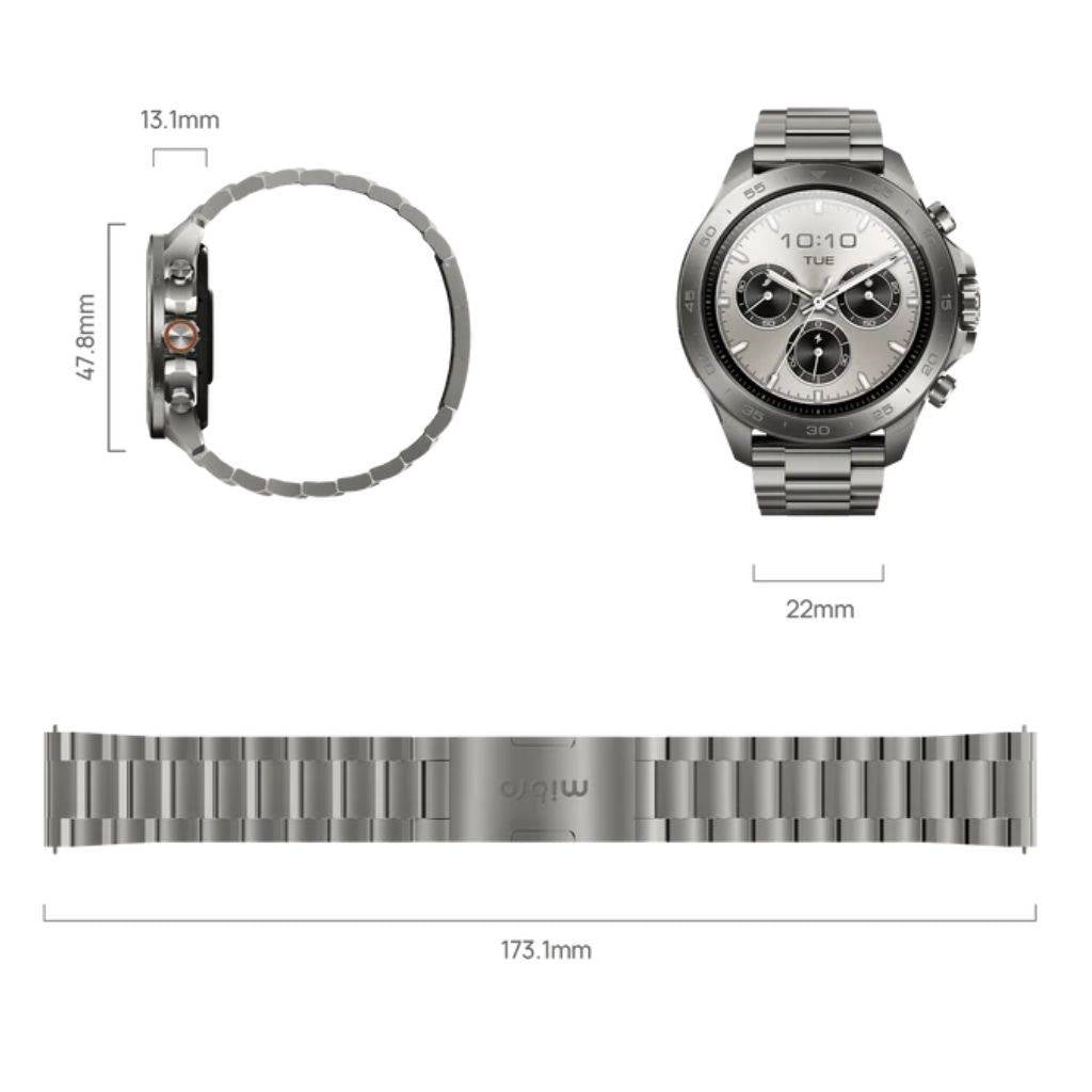 Smartwatch Mibro GS Explorer S Titanium - Diseño Ultra Resistente