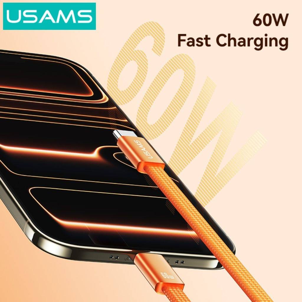 Cable USB-C USAMS Plano - Carga Rápida 60W