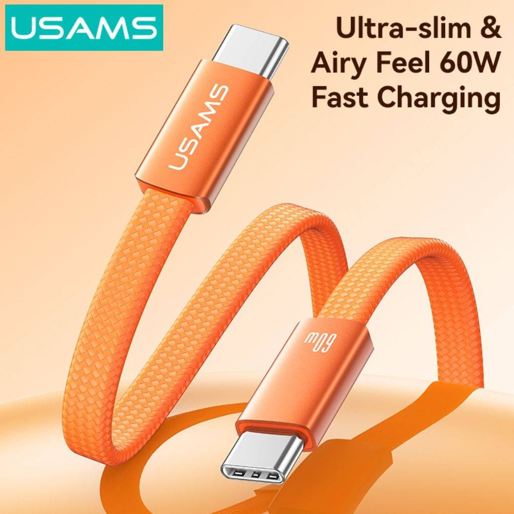 Cable USB-C USAMS Plano - Carga Rápida 60W