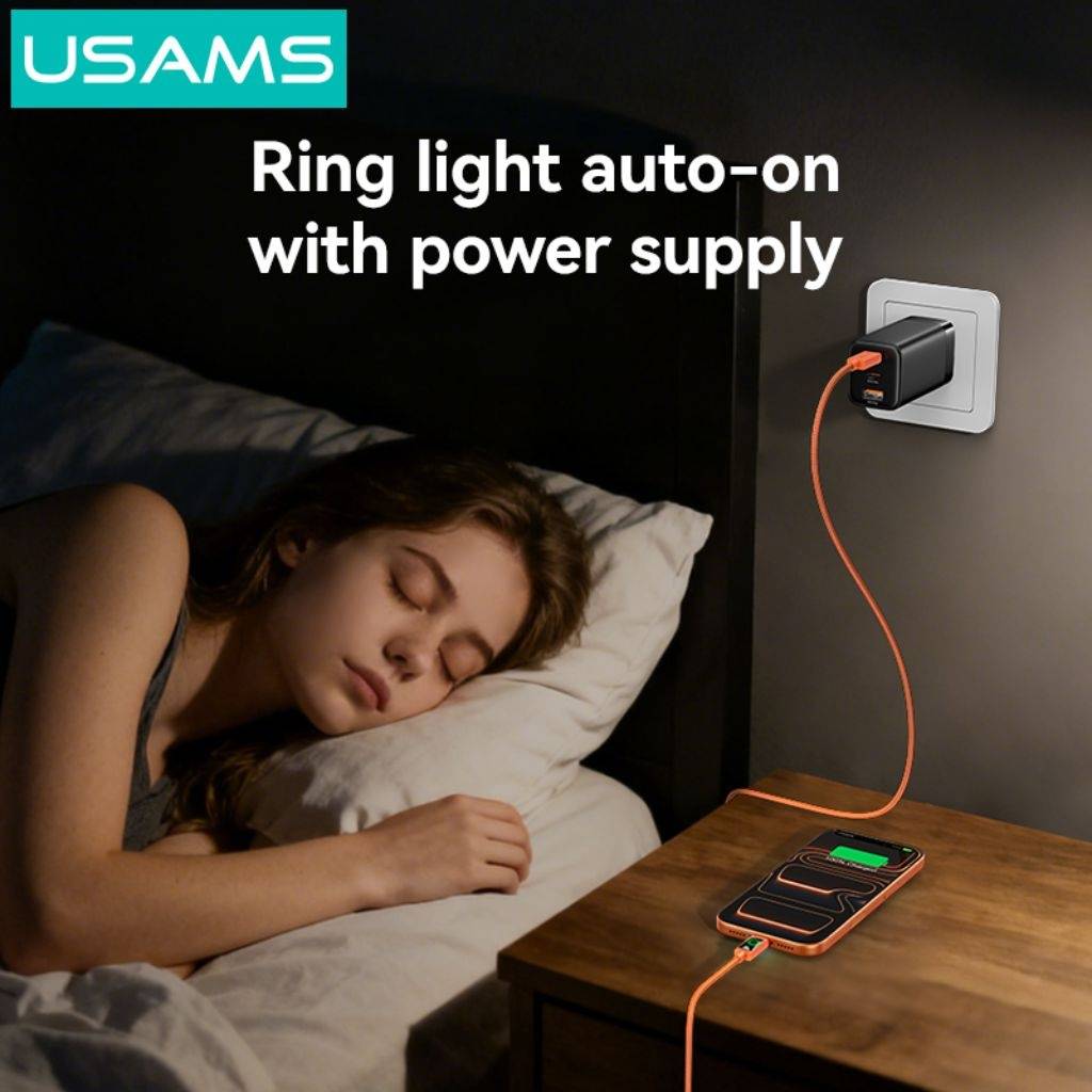 Cable USB-C a USB-C USAMS U92 - Carga Rápida 60W