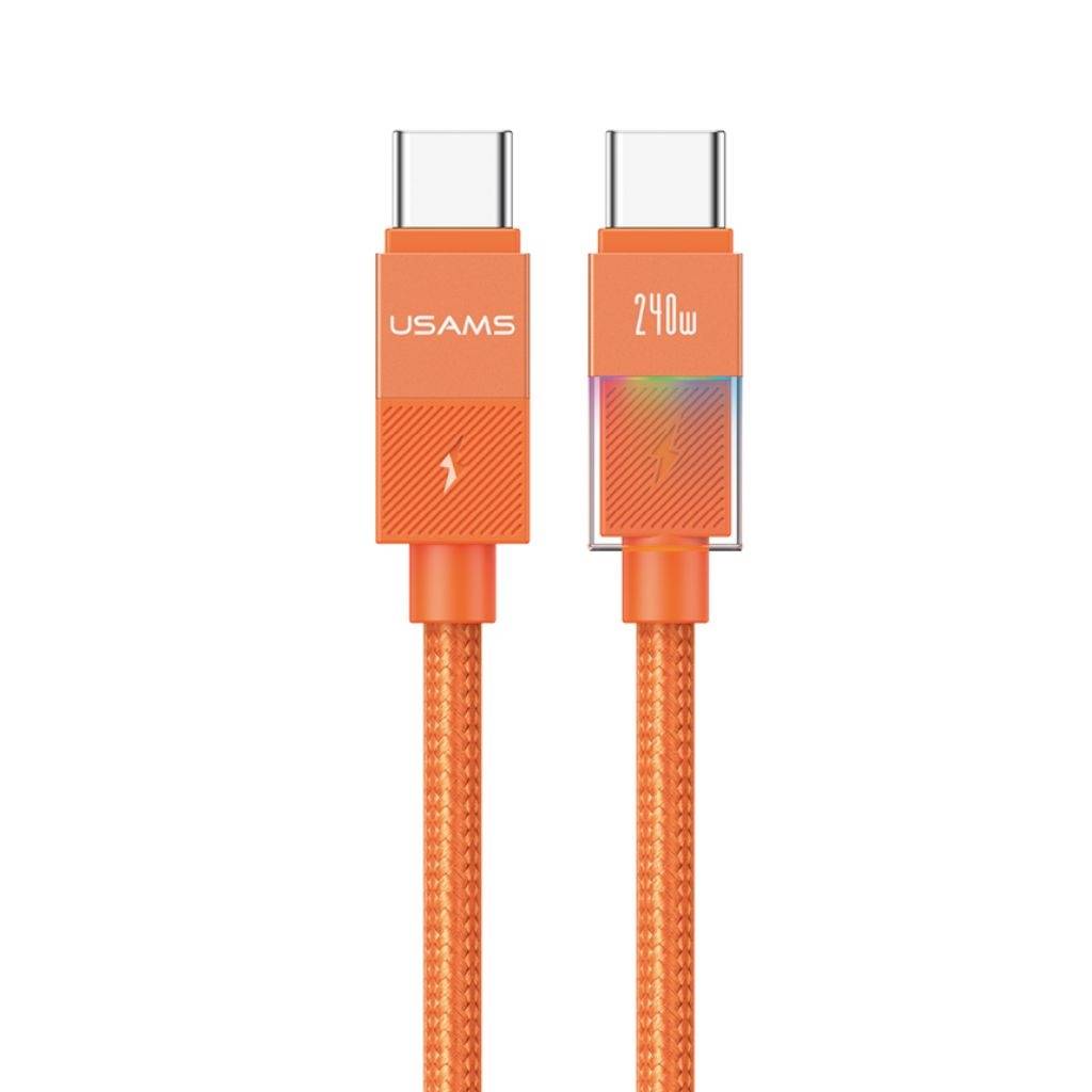 Cable USB-C USAMS SJ775 - Carga 240W con Luces LED