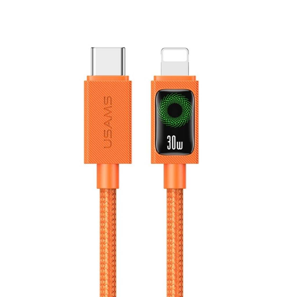 Cable USB-C a Lightning USAMS SJ774 - Carga Rápida 30W