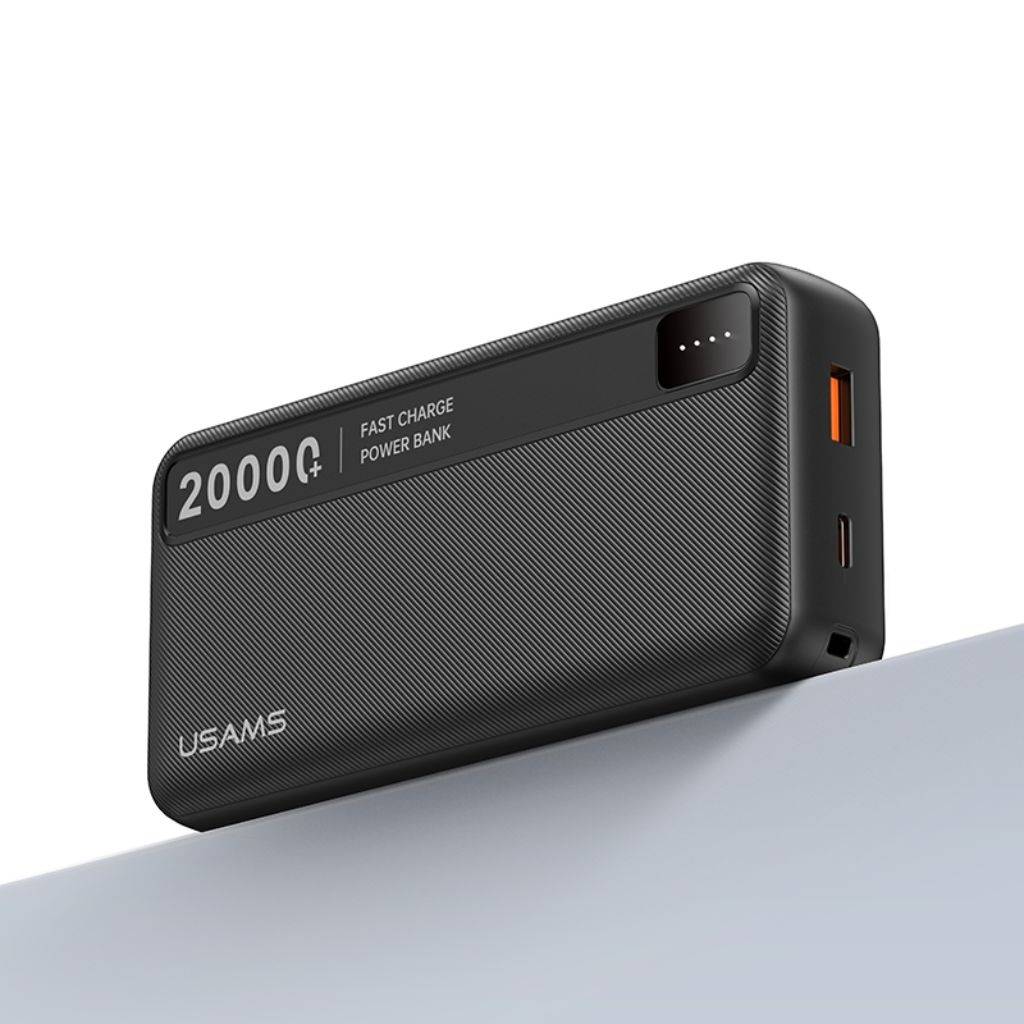 Power Bank USAMS PB89 20.000mAh - Carga Rápida Dual
