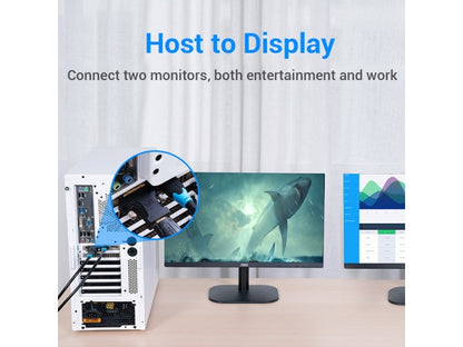 Adaptador HDMI a DVI (24+1) Hembra/Macho / Negro AILB0 Vention