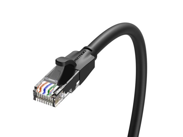 Cable de Red Cat.6 UTP / Negro / Vention
