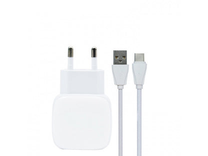 Cargador Pared 3A PD 20W (USB-C)+ QC3.0 LDNIO A2313C